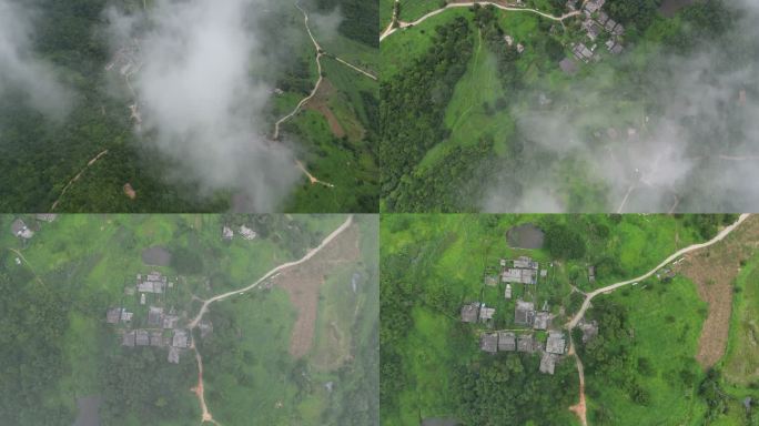 马峦山客家围屋 马峦山古村 客家建筑