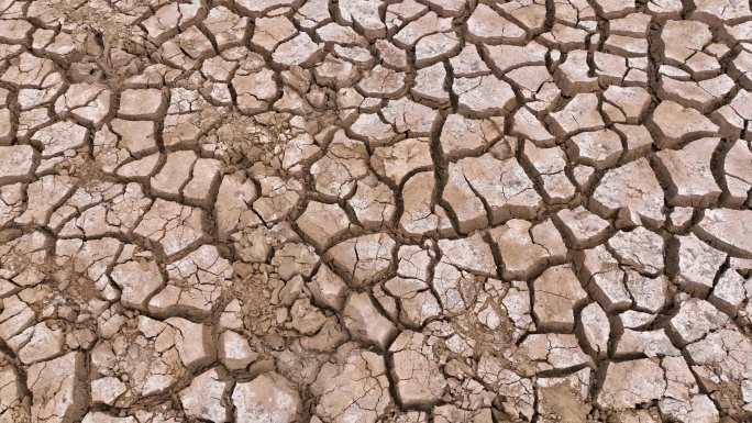 干旱干涸的土地缺水旱灾