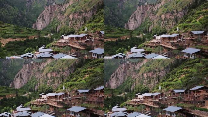 山谷里的村庄