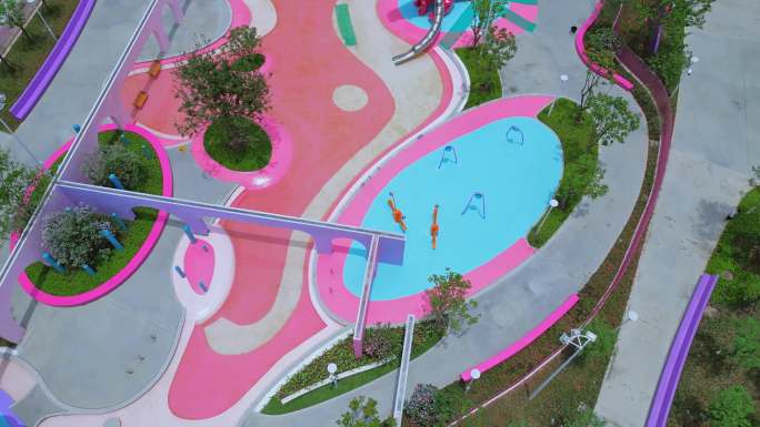 2023最新佛山粉色奇妙水岸水上乐园公园