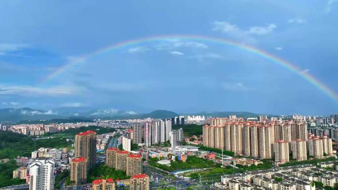 彩虹/增城/城市/风景/风光/远洋风景