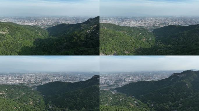 航拍泰山风景名胜区