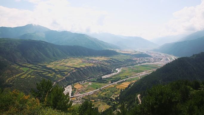 迭部县城大景