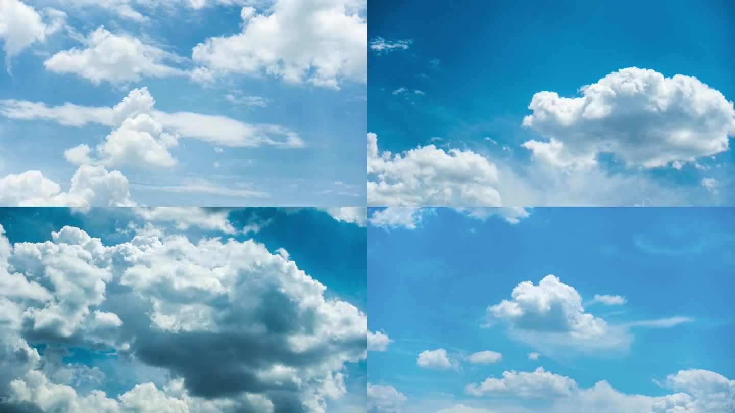 自然 实拍天空云朵云彩延时