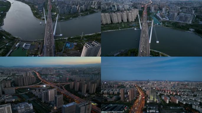 最新4k宁波青林湾大桥航拍
