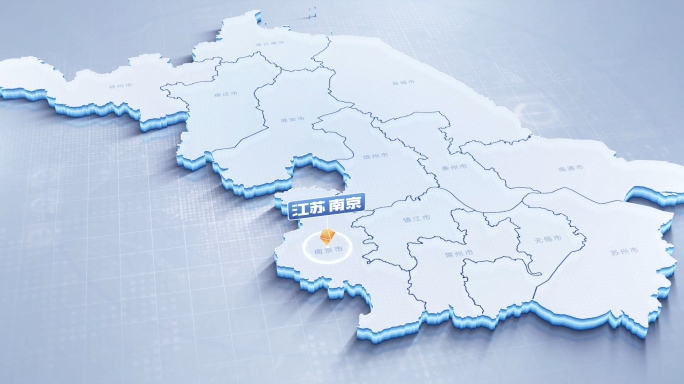 江苏地图南京辐射全省
