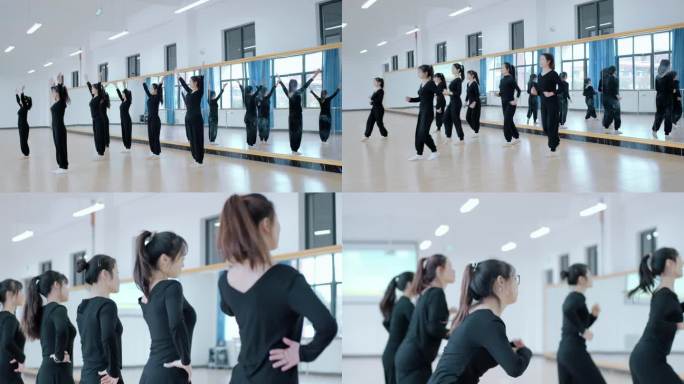 【4K】大学女生室内跳舞