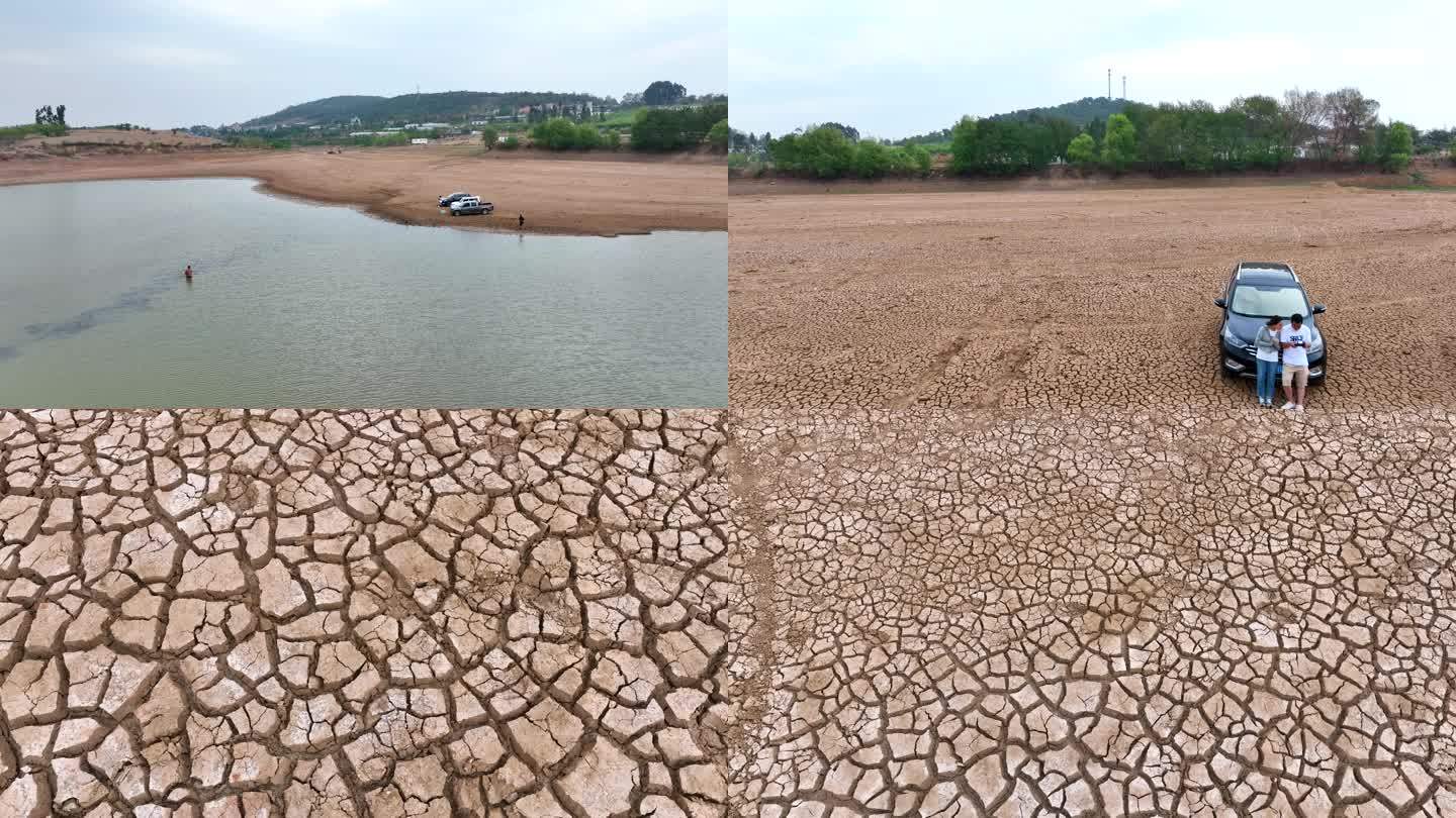 干旱干涸的土地缺水旱灾