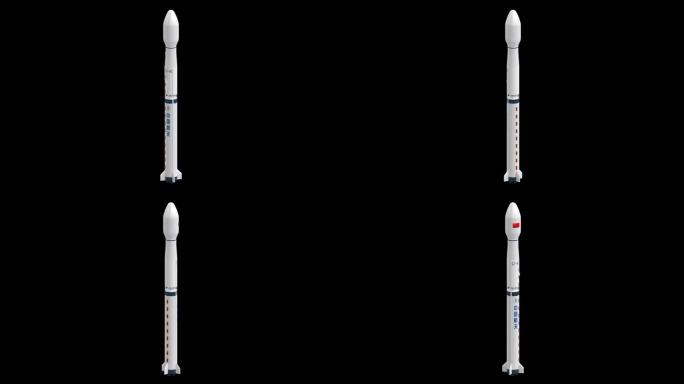 长征四号丙4号运载火箭CZ-4C透明背景