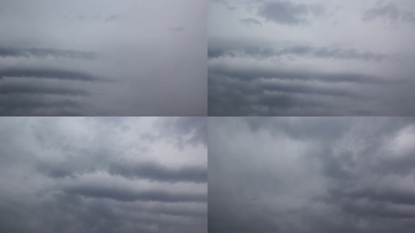 4k延时阴云密布的天空多云的天空云层延时