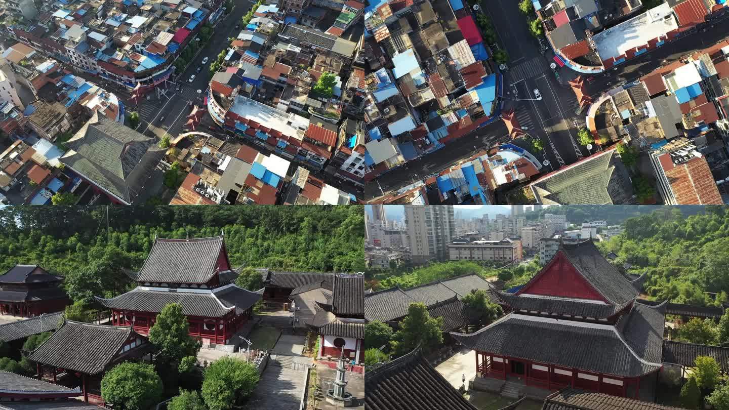 福建南平建瓯城市航拍