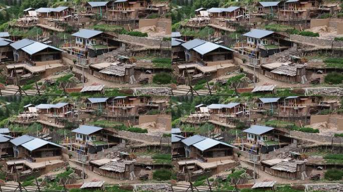 山谷里的村庄