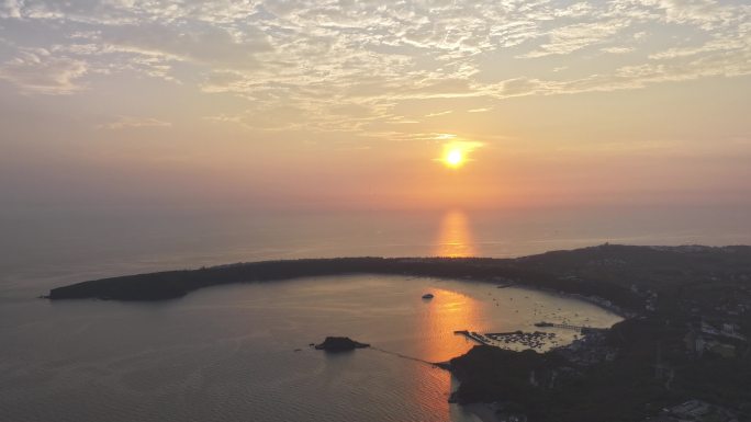 涠洲岛航拍空镜