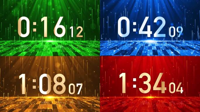 高端2分钟液晶正数顺数计时毫秒合集6组