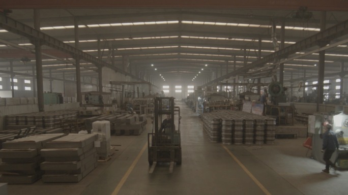 汽车农机车轮厂生产车间自动化机械制造业