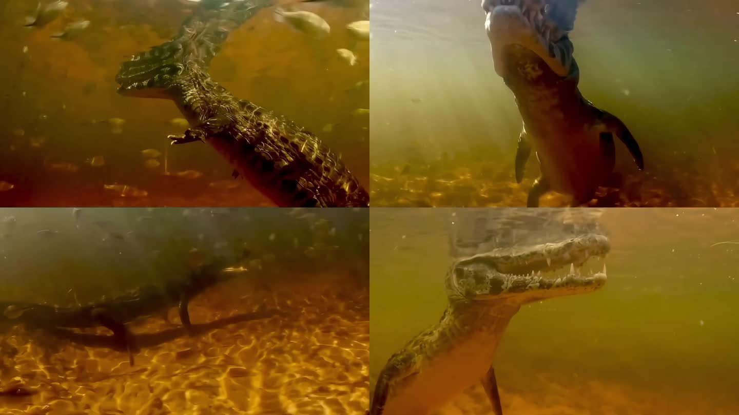 鳄鱼-水里生物