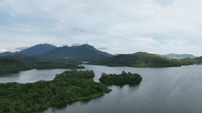 4k深圳水库航拍