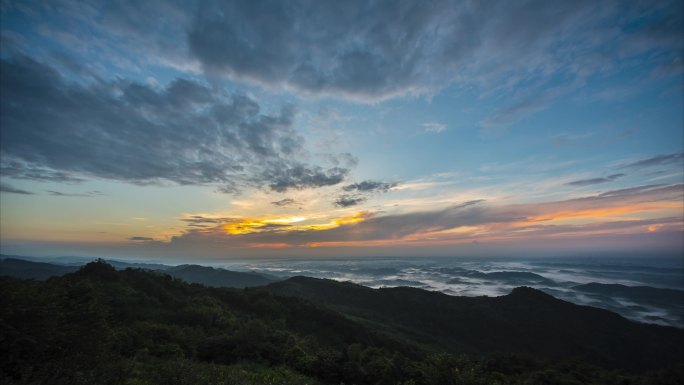 雾中山