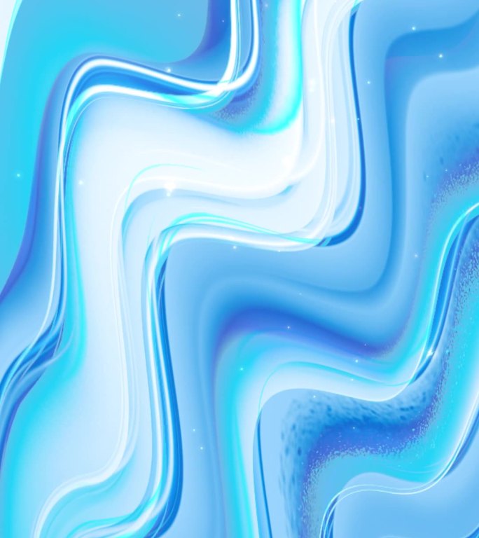 竖版蓝色抽象 流体背景