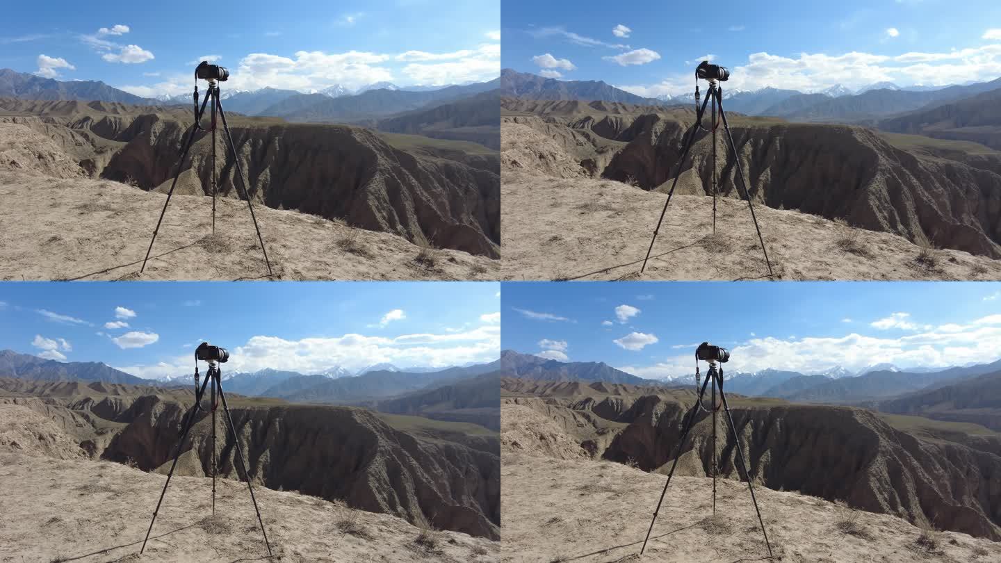 山区拍摄延时摄影的相机