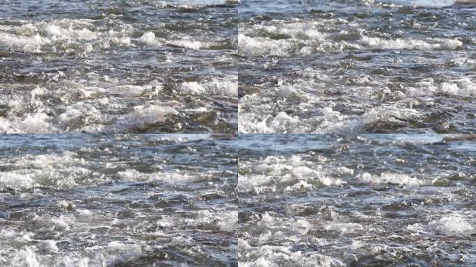 自然河流水资源实拍