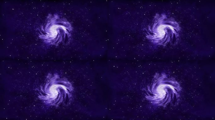 紫色宇宙漩涡星云璀璨动态背景