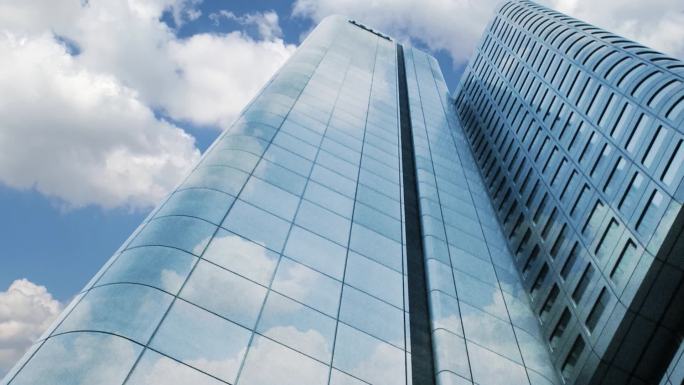 企业建筑反射玻璃大楼