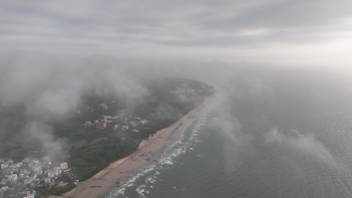 涠洲岛航拍空镜