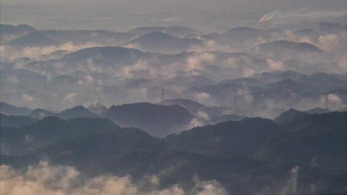 雾中山