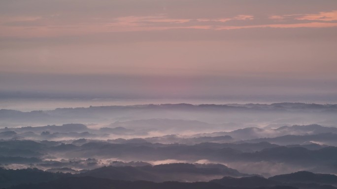 雾中山