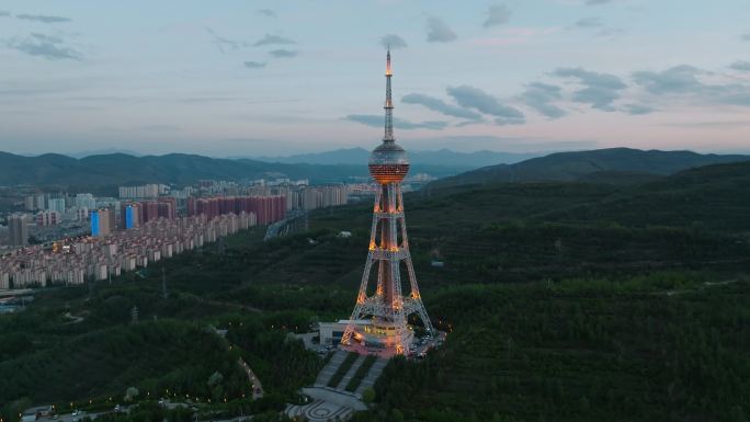 西宁市地标建筑浦宁之珠4k