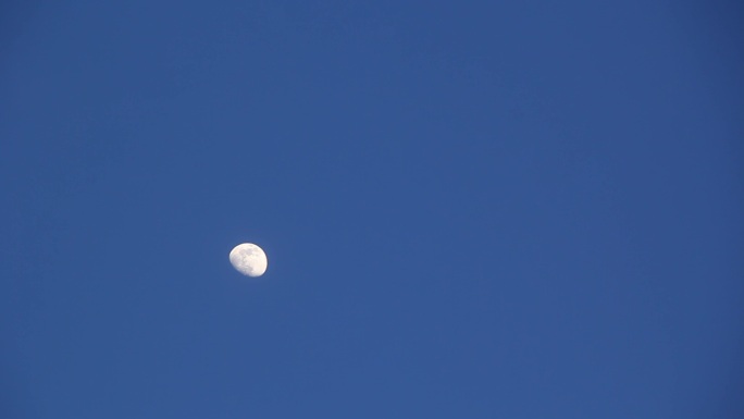 月亮残月弦月月升