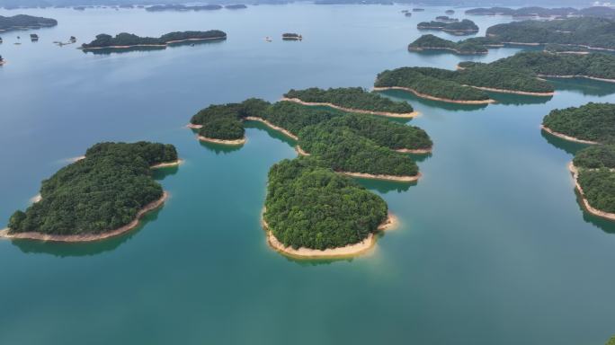 江西九江永修庐山西海航拍