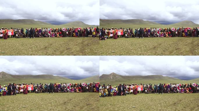 藏民 牧民 穿藏装 着藏装 藏族小孩
