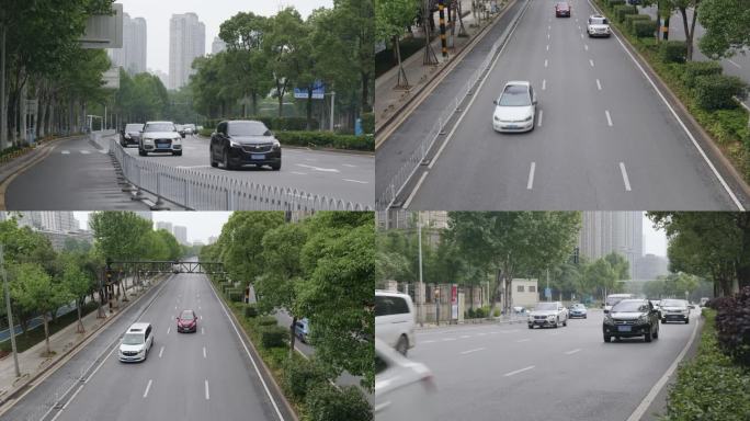 道路车流城市交通出行私家车