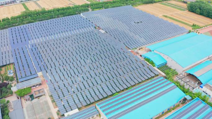 新能源太阳能电池板节能可再生资源利用节电