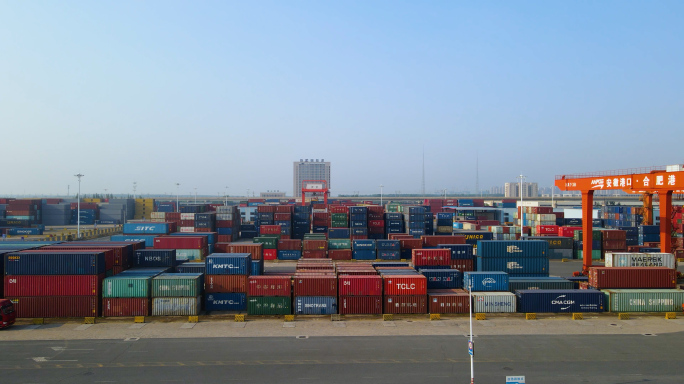 港口物流贸易运输4K（60帧）