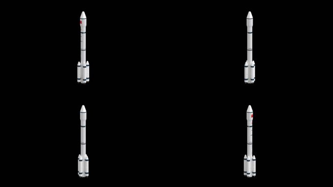 长征二号E2号运载火箭CZ-2E透明背景