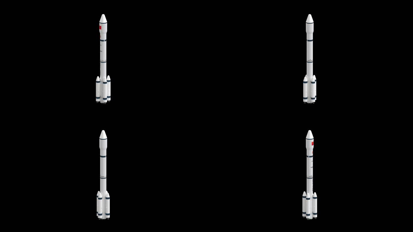 长征二号E2号运载火箭CZ-2E透明背景
