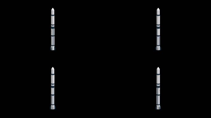 长征一号1号运载火箭CZ-1透明背景