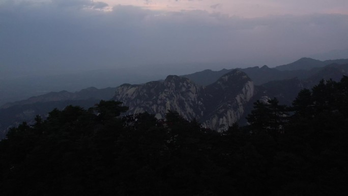 华山日出渭南华阴陕西旅游宣传华山