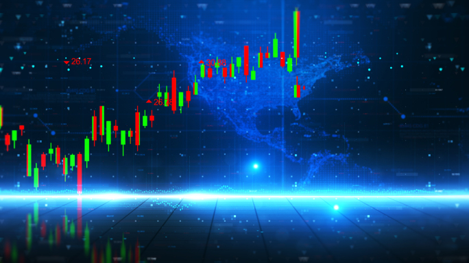 股票市场金融交易图