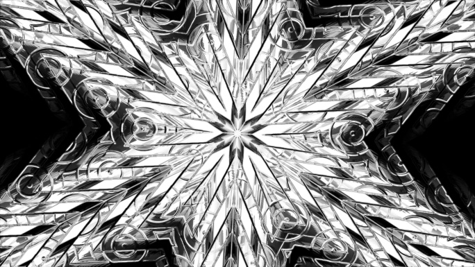抽象玻璃冰晶纹路动画