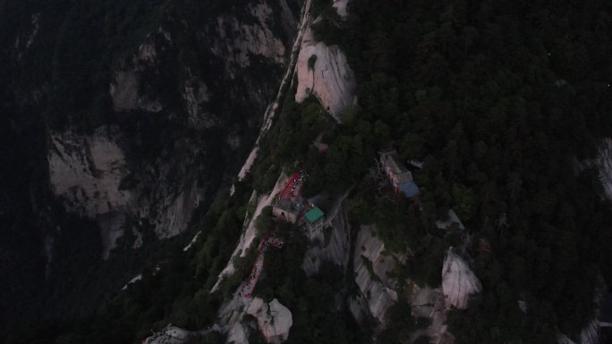 华山日出渭南华阴陕西旅游宣传华山