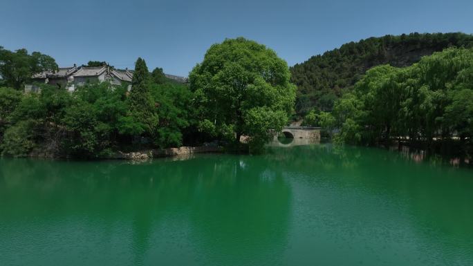 瀛汶河章丘区宝珠山水库三角湾村