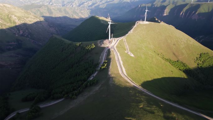 电力新能源山谷旅游茶山