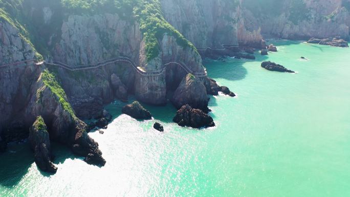 浙江大陈岛乌纱头景区栈道