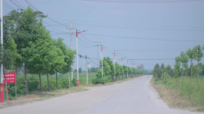 农村路灯  路灯 乡村路灯建设