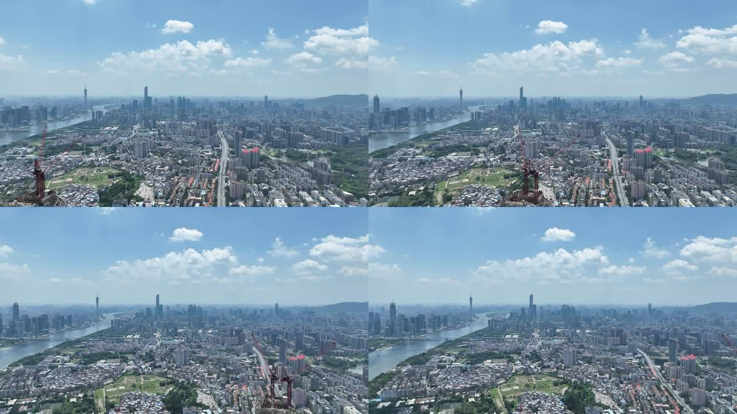 2023广州国际金融城上空