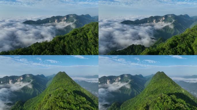 山区云海航拍4K